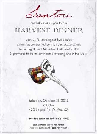 Harvest Dinner 2019